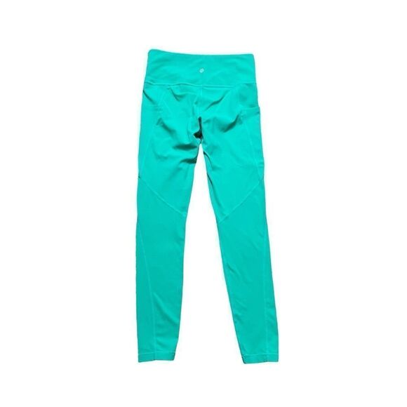 ATHLETA Chaturanga Tights 7/8 Length Green Size Small - Picture 2 of 6